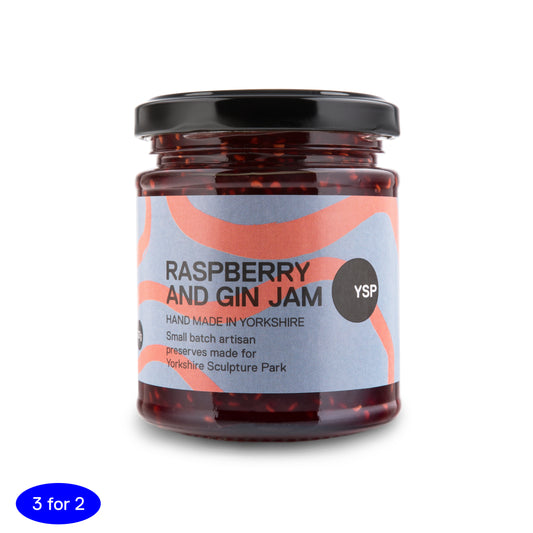 Yorkshire Sculpture Park Raspberry and Gin Jam