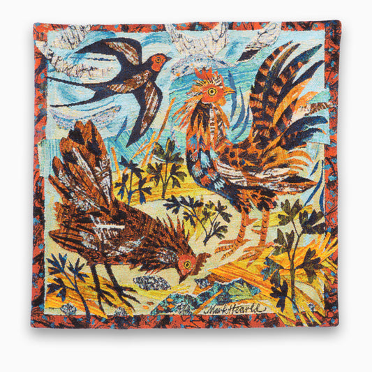 Mark Hearld Swallow and Bantams Tapestry